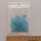 1200pcs Tiny 2mm Sky Blue Glass Cylinder Seed Beads rainbow Ab Uniform Aus 