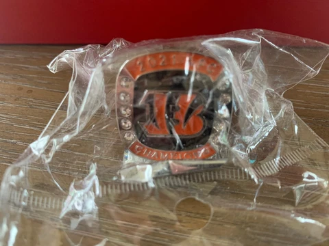Cincinnati Bengals Season Ticket Member Gift Replica 2021 AFC Championship Ring Cover