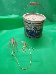  BlueMit-Shel Better Bilt 77-10 Floating Galvanized Metal Bait Minnow Bucket - Picture 1 of 20