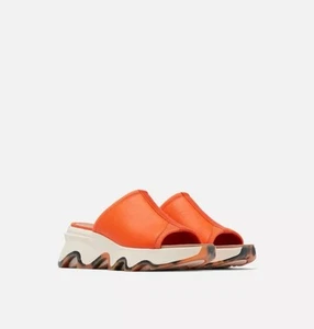Sorrel Kinetic Impact High Slides Sandals Orange US 10 New $130 - Picture 1 of 11