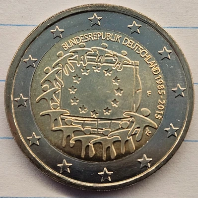 Germany 2 euro coin 2015 "30th anniversary of the EU flag" UNC - Image 1 of 4