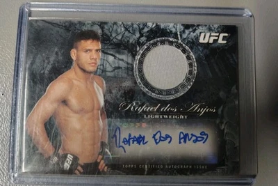 2014 Topps UFC Auto Card Bloodlines Relics Rafael Dos Anjos RDA / 188 Autograph - Image 1 of 2