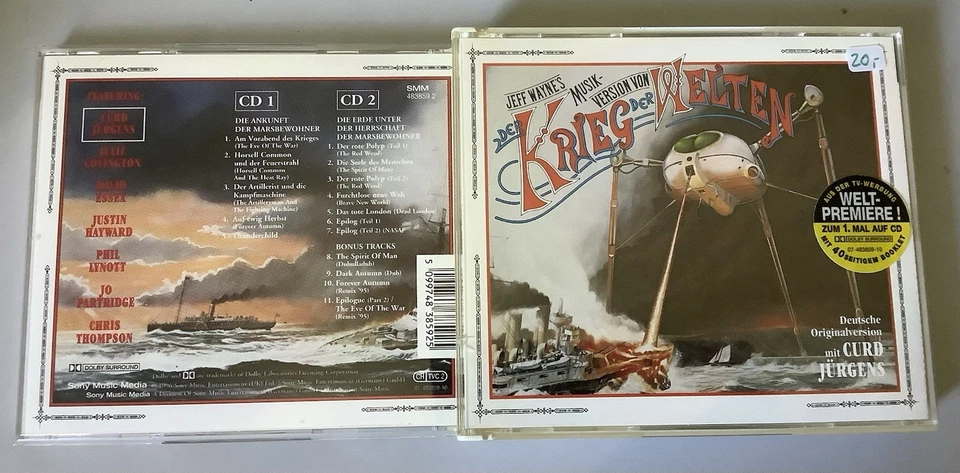 Jeff Waynes Krieg Der Welten (Musical Version Of The War Of The Worlds, Deutsch) - Bild 1 von 3