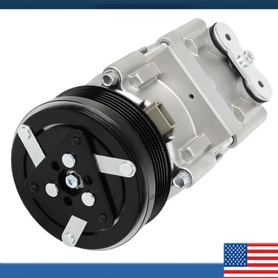 A/C AC Compressor Fit For Ford F-150 F-250 F-350 F-450 1997-2004 4.2L/4.6L 5.4L - Image 1 of 4