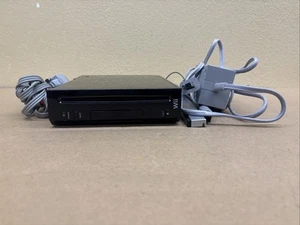 Consola Nintendo Wii Modelo Nº RVL-001 con cables RCA, fuente de alimentación y sensores - Imagen 1 de 11