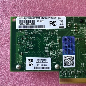 Intel X520-DA2 2-Port 10Gbps SFP Network Server Adapter✅Full Profile - Afbeelding 1 van 4