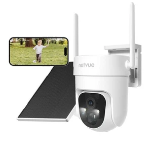 Outdoor Wireless Solar Security Camera for Home Security,2K 3MP Surveillance ... - Picture 1 of 9