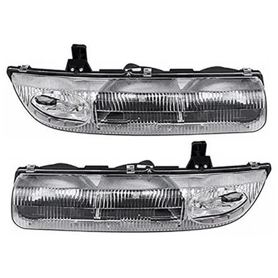 PAR DE FAROS PARA SATURN SL SL1 SL2 SW1 SW2 WAGON SEDÁN 1996 1997 1998 Foto 1 de 2