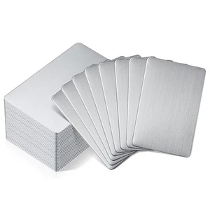 Stainless Steel Business Card Blanks Laser Engraving Card For Engraver Engraving - Picture 1 of 6
