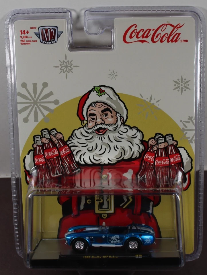 M2 Machines 1965 Shelby 427 Cobra Christmas 2025 Coca Cola LQQK - Image 1 of 4