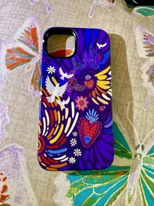 Casely iPhone 13 Frida Kahlo "mutig" künstlerische Handyhülle, leicht gebraucht. - Bild 1 von 3