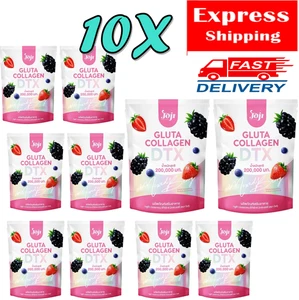 10X JOJI Gluta Collagen DTX Fiber Mixed Berry 200000mg Boosting Young Skin Body - Bild 1 von 20