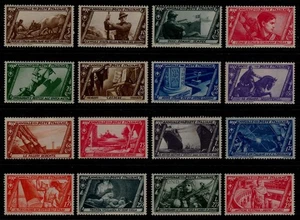 ITALIA REGNO 1932 Decennale marcia su Roma 16v MH* - Picture 1 of 1