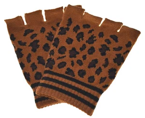 Fingerless Gloves Leopard - Picture 1 of 1
