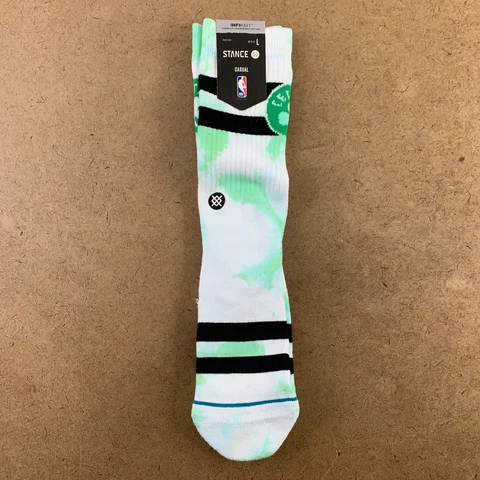 Stance Boston Celtics Large Men's 9-13 Green Dyed Casual Crew Socks 1 Pair NWT Cover