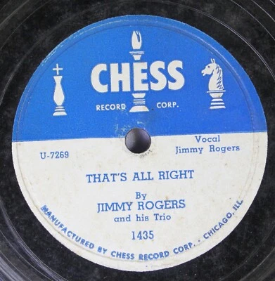 Hear! R&B 78 Jimmy Rodgers - That'S All Right / Ludella On Chess - Image 1 of 2
