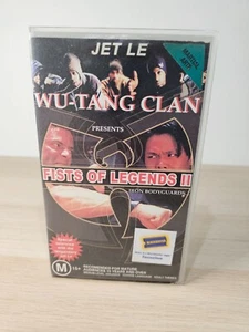 Wu-Tang Clan Presents Fist of Legends 2: Iron Bodyguards VHS Jet Le Martial Arts - Picture 1 of 8