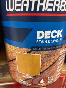 NEW WEATHERBEATER DECK STAIN & SEALER REDWOOD 1 GALLON FREE SHIPPING - Picture 1 of 1