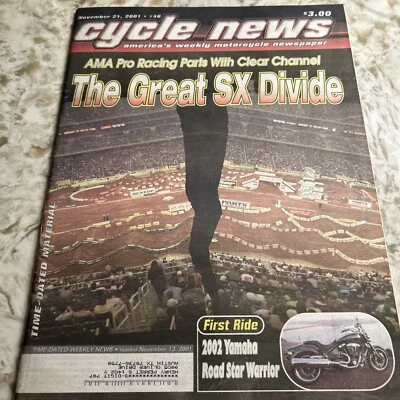 Cycle News Magazine November 21, 2001 - Image 1 of 4