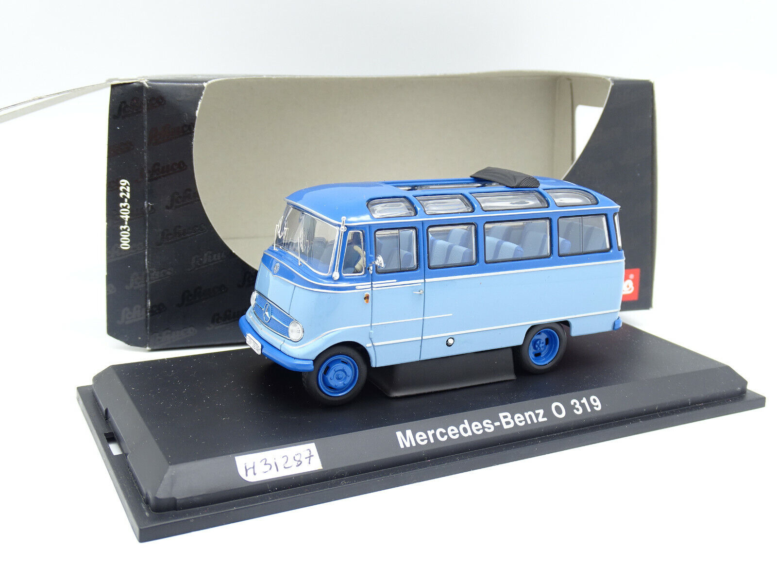 Schuco 1/43 - Mercedes O319 Minibus Bus Blue | eBay