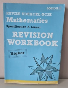 Pearson Revise Edexcel GCSE Higher Mathematics Spec A Linear Revision Workbook - Picture 1 of 2