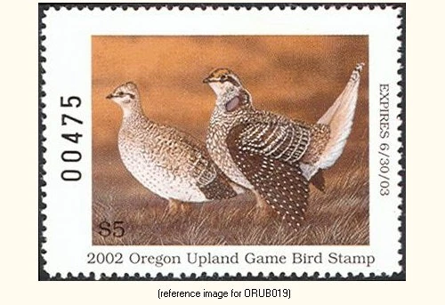 D2K Oregon Upland Bird 2002-3 $5 - Image 1 of 1