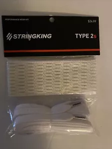 New! StringKing Type 2s Semi-Soft Lacrosse Mesh Kit with Mesh and Strings - Picture 1 of 2