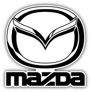 Mazda Combo Logo Auto Car Bumper Sticker Decal - 3'' or 5'' - Picture 1 of 1