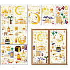 Eid Window Stickers Decorations For Home PartyEid Al Adha Stars Wind Moon Mosque