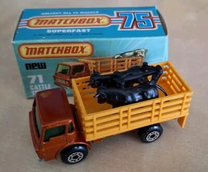 Matchbox Superfast CATTLE TRUCK, 1/66, SUPERMINT IN BOX - Foto 1 di 3
