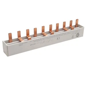 Allen Bradley 1492-A3B1 Bus Bar 3-Phase, 100A, 10 Pins *Cut into 7in Length* - Picture 1 of 7