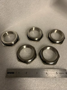 RM-5040-BR, Hummel, M50 auf M40 Messing vernickelt Gewinde Reduzierstück, 5 Stück - Bild 1 von 7