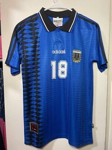 Argentina 1994 World Cup Away Jersey, Scaloni #18 - Picture 1 of 2