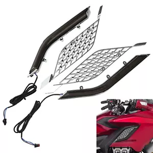 LED Radiator Grill Panels Light Fit For Honda Goldwing 1800 Tour DCT 2018-Up 23 - Bild 1 von 14