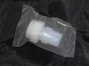 1/2 tube x 1/2 MNPT PFA Compression MALE CONNECTOR Entegris Galtek 1/2" 1/2 in. - Picture 1 of 6