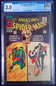 Amazing Spider-man #37 ๐ฅ CGC 3.0 OW/WH ๐ฅ 1st Norman Osborn 1966 Stan Lee - Picture 1 of 5