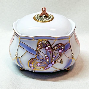 Ardleigh Elliott Wings of Courage Music Box "Promise of Hope" Swarovski Crystals - Picture 1 of 9
