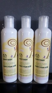 3 x THE BODY SHOP ~Rare and DISCONTINUED ~ BURITI Baby Body Wash 250ml ~ New - Picture 1 of 3