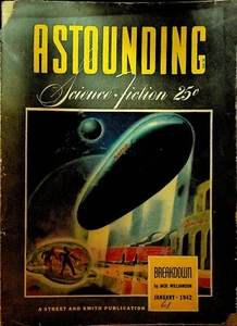 Astounding Science Fiction Magazine January 1942 L Ron Hubbard EF Russell - Imagen 1 de 2