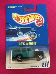 40’s Woodie # 4316 Collector # 217 Hot Wheels - Picture 1 of 3