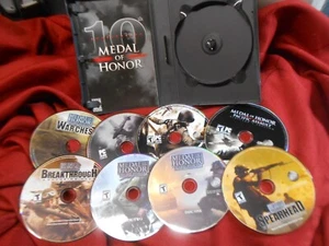 Medal of Honor 10th Anniversary (8x CD/DVD, 2008) WWII PC Games w Manual CIB EXC - Picture 1 of 9