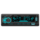 Car Suv Stereo Radio 1 Din Mp3 Player Fast Charge Dual Usb Bluetooth Fm Aux Tf