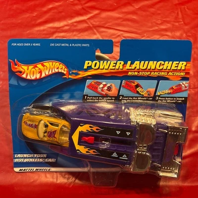 Lanzador eléctrico Chevrolet Corvette amarillo Hot Wheels vintage 2000 #65868 Foto 1 de 2