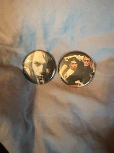 INXS pinback button pin Vintage badge band Michael Hutchence Kirk Pengilly - Picture 1 of 4
