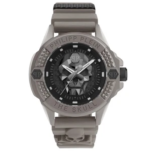 Philipp Plein The $Kull Ecoceramic reloj de pulsera para hombres analógico cuarzo silicona - Nuevo - Imagen 1 de 4