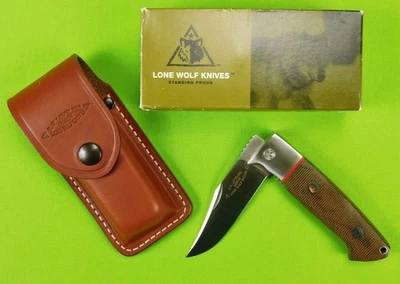 Lone Wolf без любви дизайн зажим точка складной карманный нож с ножнами коробка - Изображение 1 из 4