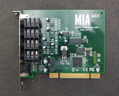 MIA MIDI ECHO DIGITAL AUDIO 2006 (PCB-MIA MIDI-04) - FAST SHIPPING - Image 1 of 4