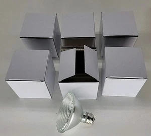 SIX Par 30 120V 75W Short Neck Flood Light Bulbs 3000K Warm E26 Dimmable - Picture 1 of 4