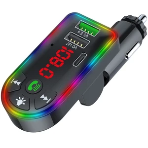  Auto Mp3-player Drahtloser 5.0-FM-Sender Kabelloses Autofeuerzeug - Bild 1 von 10