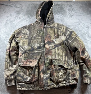 Mossy Oak Break-Up Infinity Camo Hunting Jacket Men’s XL Insulated Hooded - Picture 1 of 7
